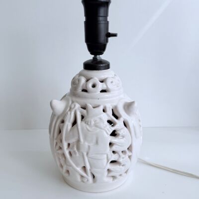 L. Hjorth keramik bordlampe- 1381