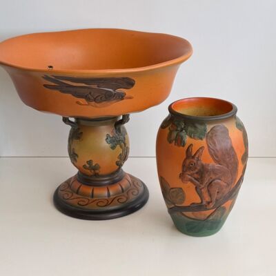 Ipsens enke opsats & vase- 1399