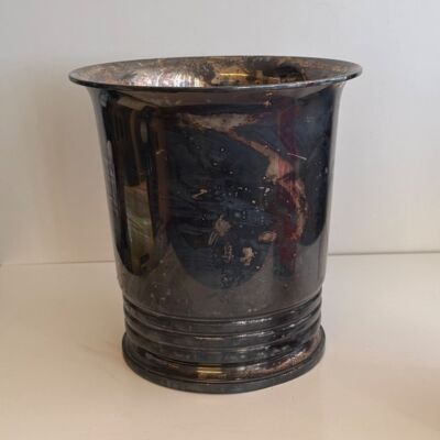 Vintage pletsølv vin/champagnekøler-Fi1263